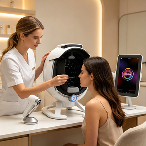 2026 Newest A6 3D Facial Scanner Skin Analyzer 8 Spectrum AI Skin Analysis Machine For Blackheads And Pores Depth Detection