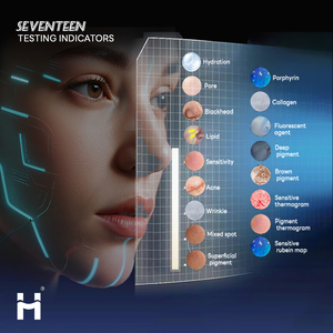 Professional 3D Skin Imaging Moisture Oil UV Spot Detection Machine